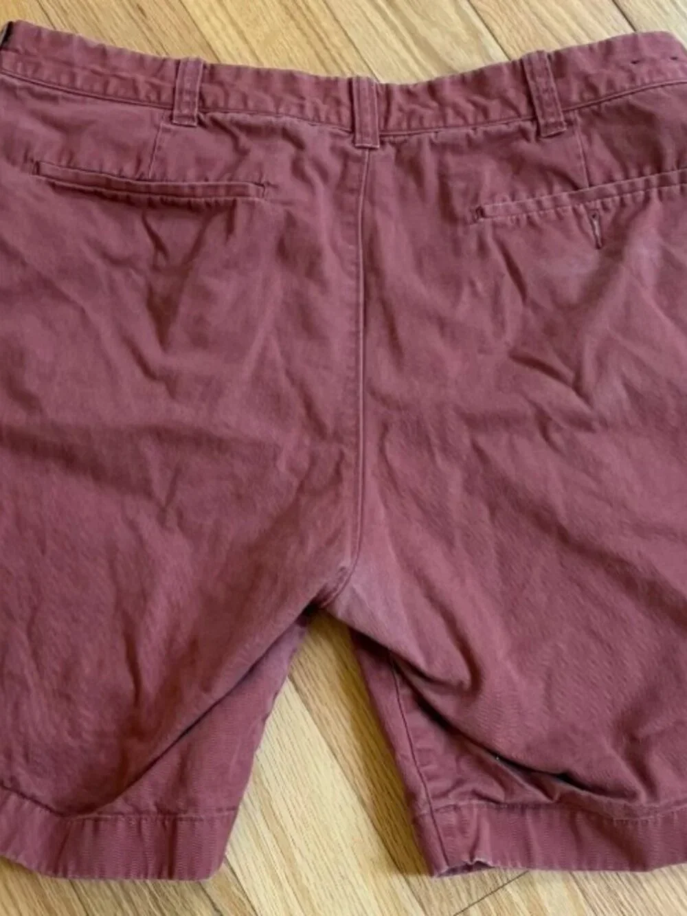J. Crew Gramercy Mens Shorts Size 36 Salmon Pink Cotton Flat Front Casual